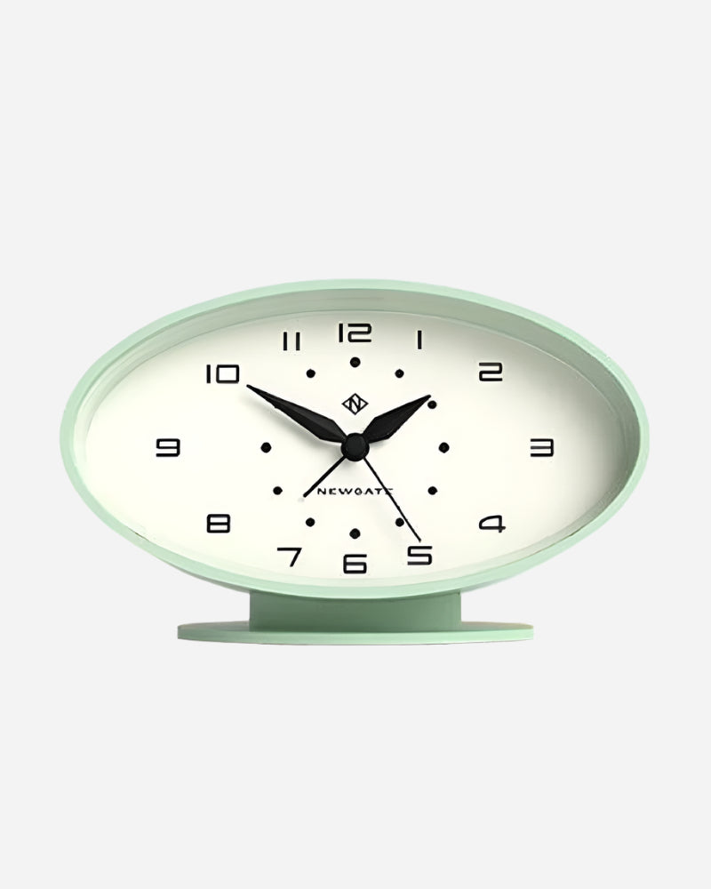 Newgate RONNIE Retro Alarm Desk Clock Neo Mint Newgate