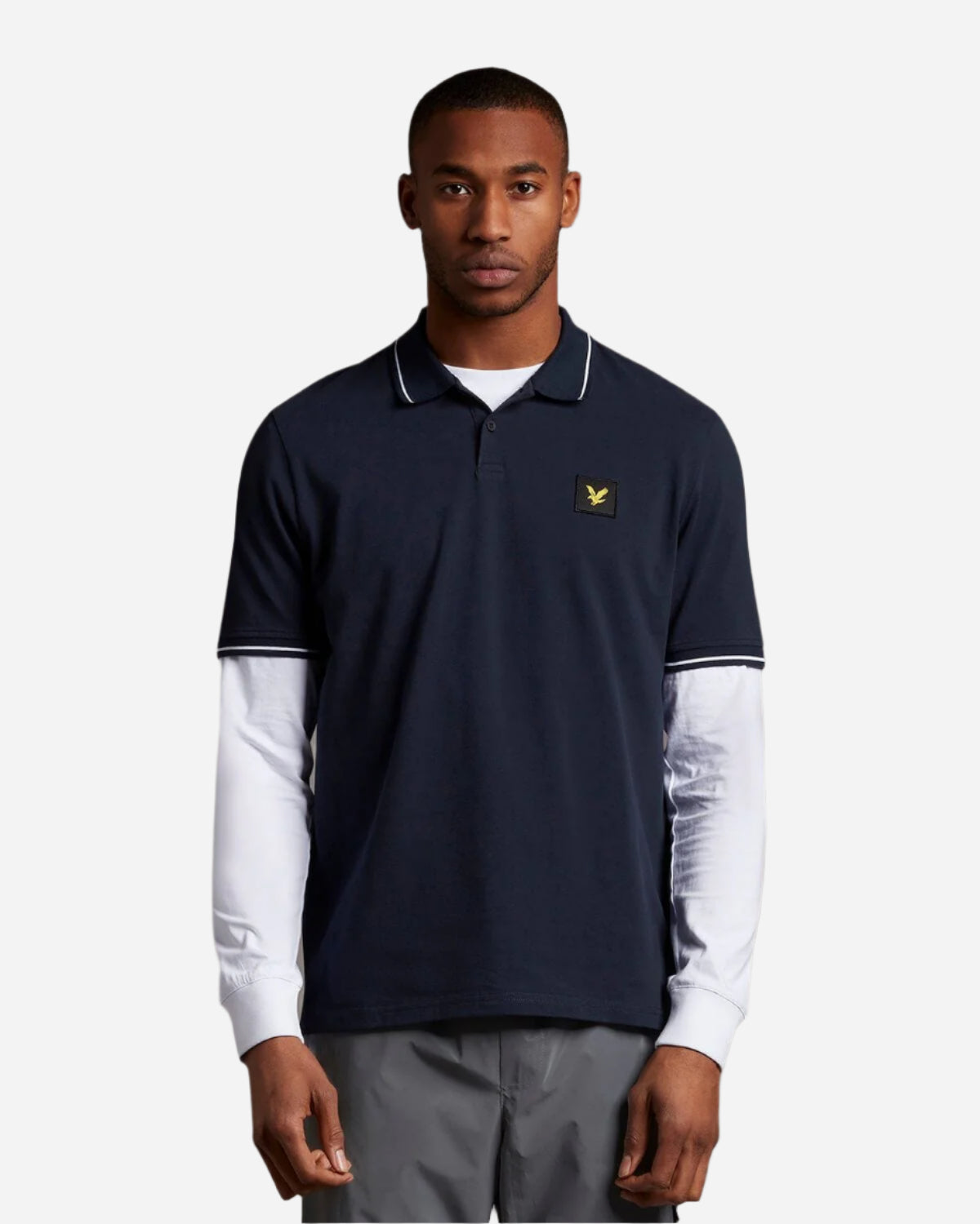 Lyle and Scott Casuals TIPPED POLO SHIRT Dark Navy