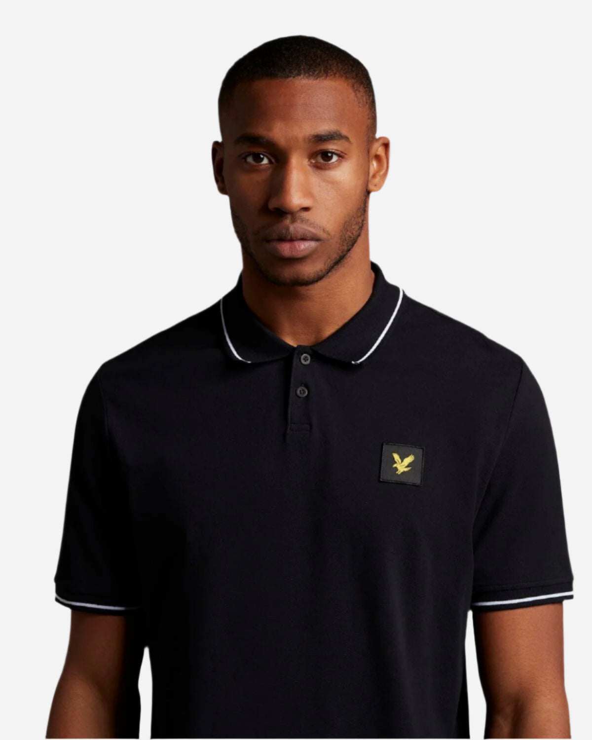 Lyle and Scott Casuals TIPPED POLO SHIRT Jet Black