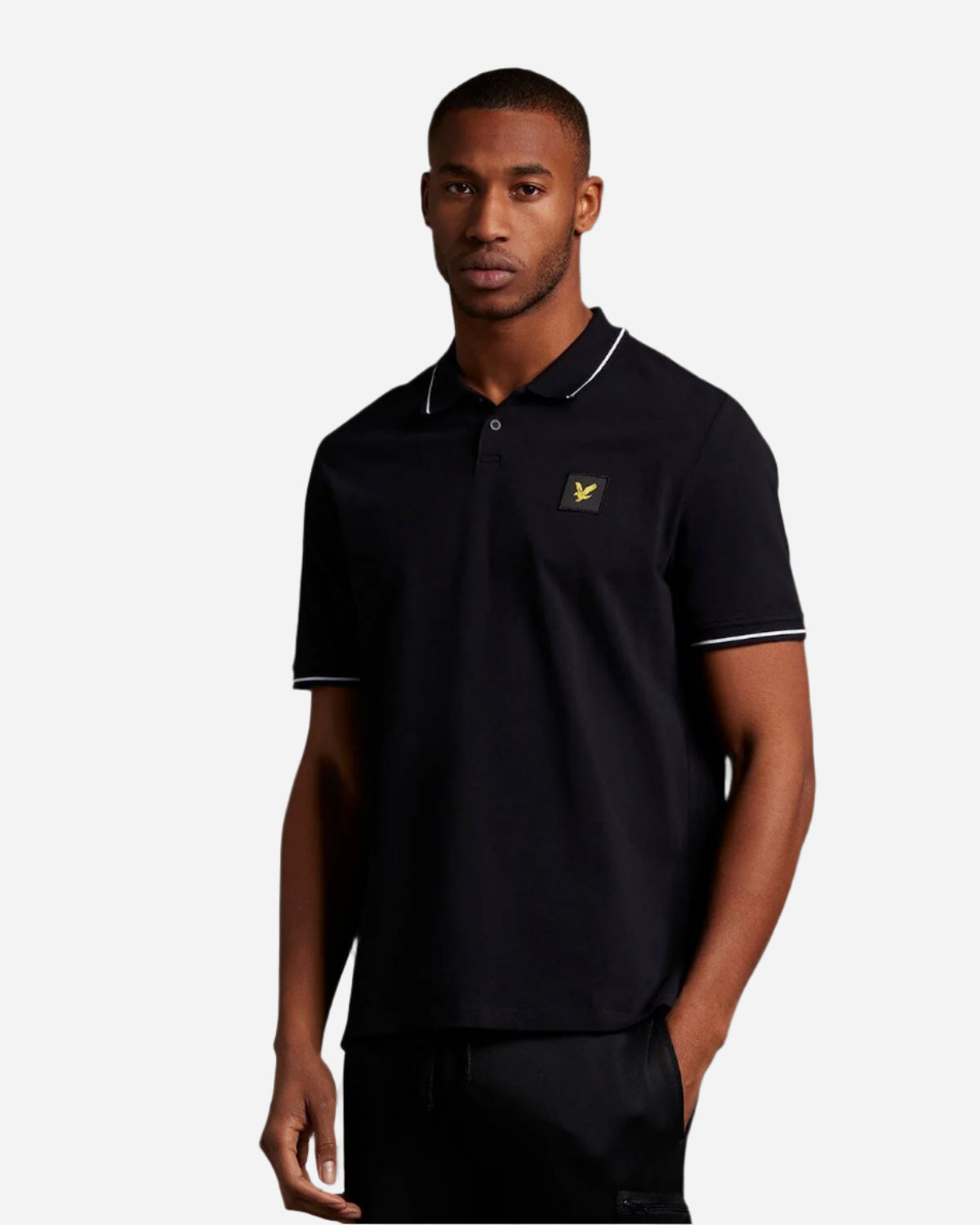 Lyle and Scott Casuals TIPPED POLO SHIRT Jet Black