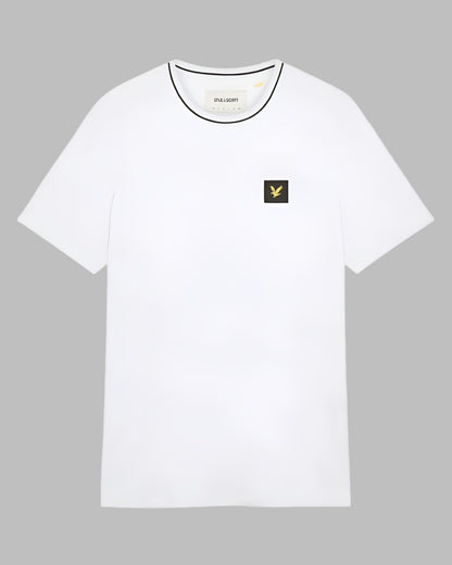 Lyle and Scott TIPPED T SHIRT White