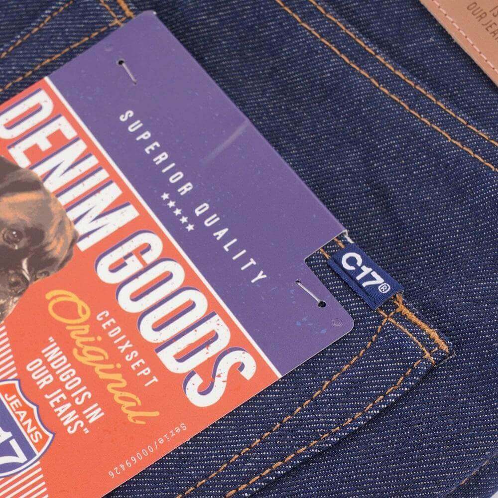 C17 Jeans Regular Tapered Americano Raw
