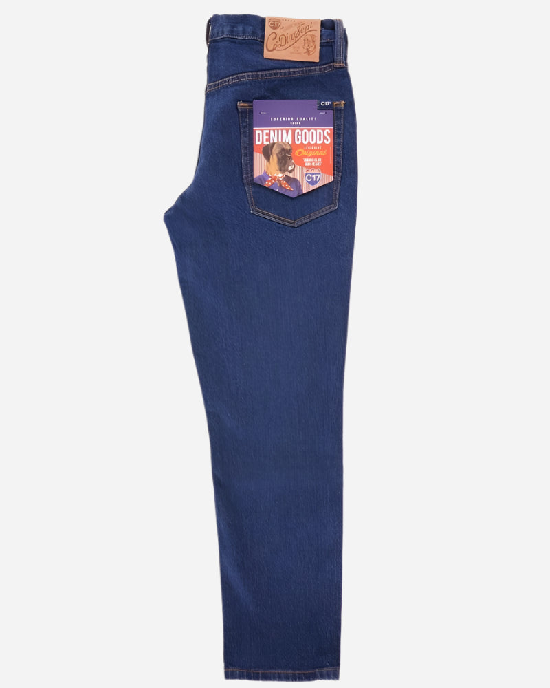C17 Jeans Regular Tapered Indigo Rinsed