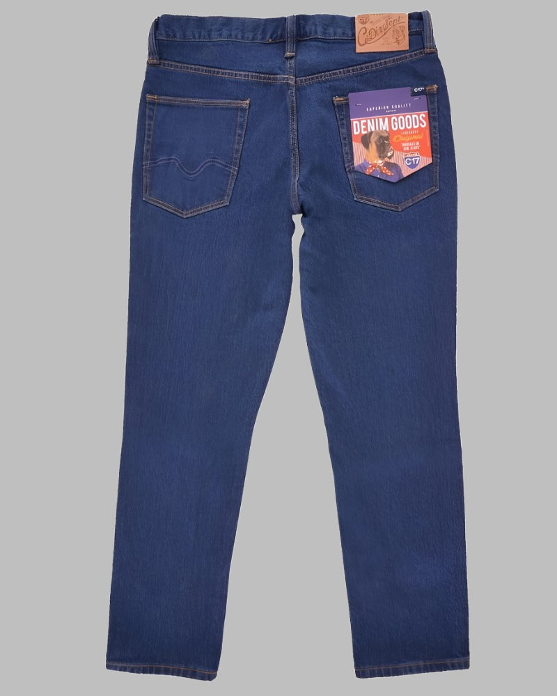 C17 Jeans Regular Tapered Indigo Rinsed