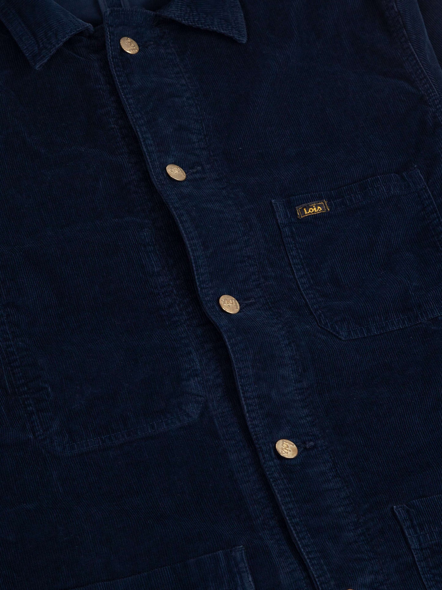 Lois French Worker Jacket Babycord Night Sky Lois
