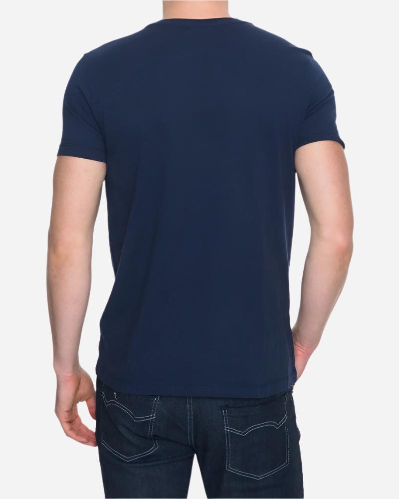 Merc GRANVILLE T Shirt Navy Merc Clothing