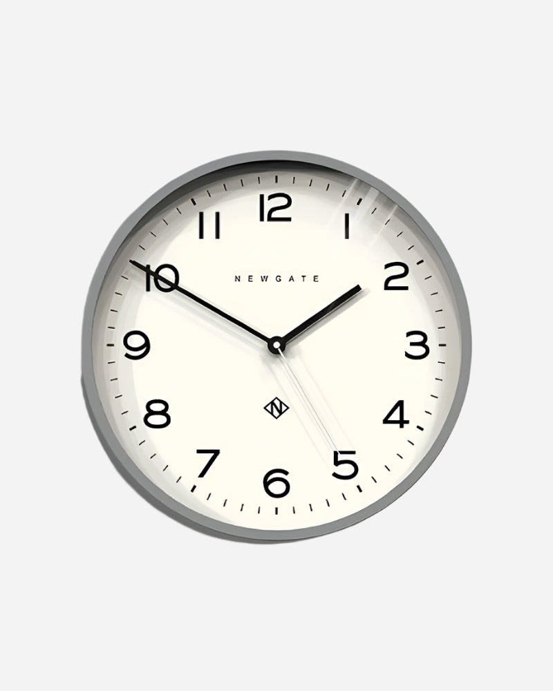 Newgate ECHO NUMBER THREE Wall Clock Posh Grey Newgate