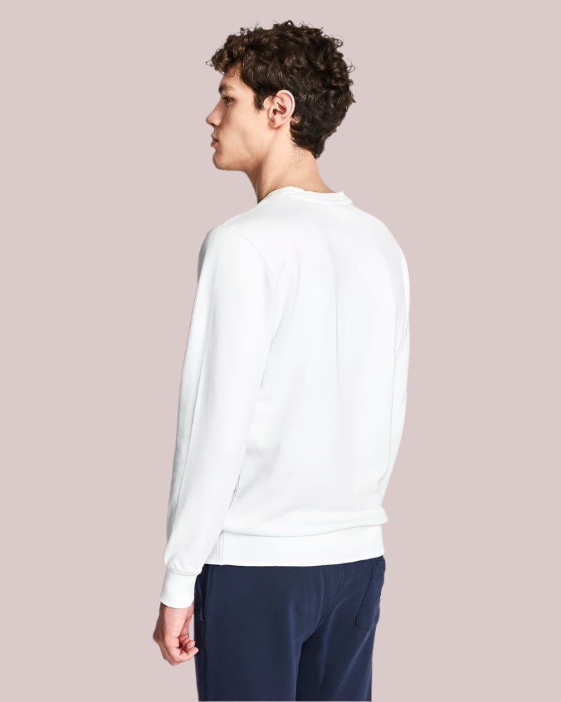 North Sails Organic Cotton Logo Sweatshirt White
