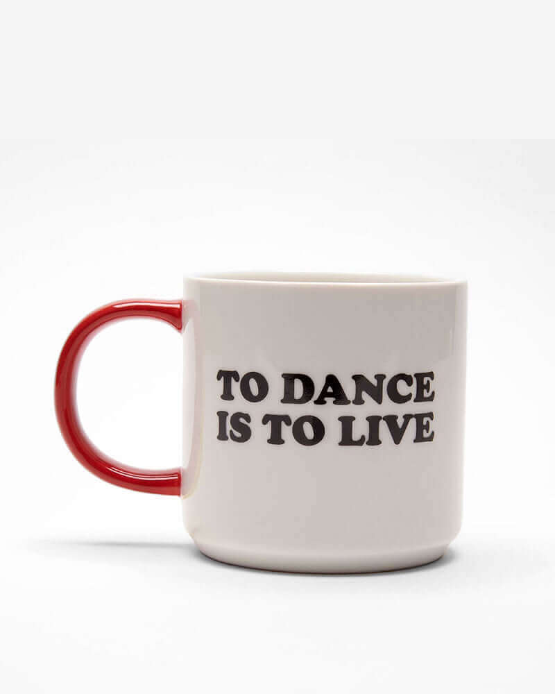 Peanuts To Dance Is To Live Snoopy Mug