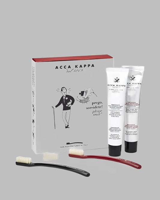 Acca Kappa Vintage Collection Gift Set Toothpaste & Toothbrushes