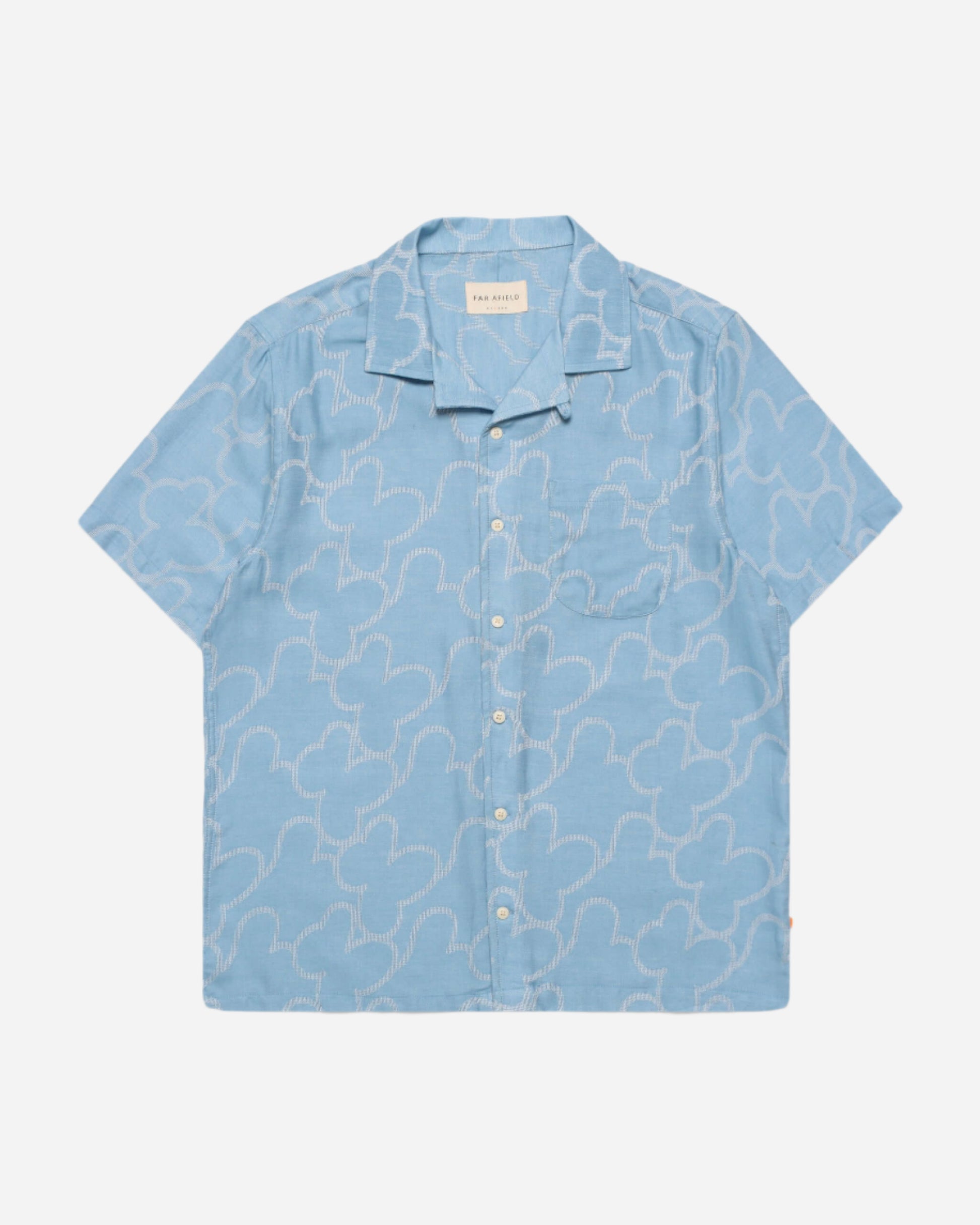 Far Afield STACHIO Shirt Allure Blue Far Afield