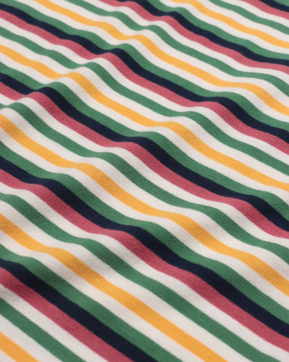 Far Afield Crew Neck T Shirt Blackpool Stripe Far Afield