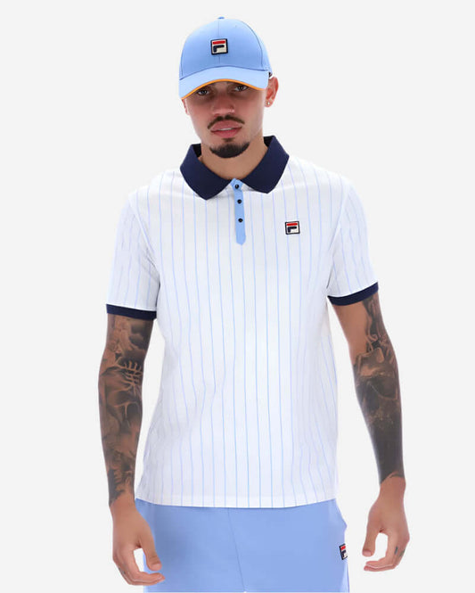 Fila BB1 Polo White/Navy/Vista Blue