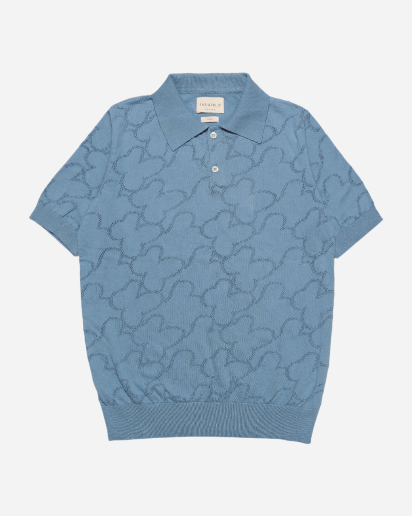 Far Afield BELSER Polo Allure Blue Floral Lace Far Afield