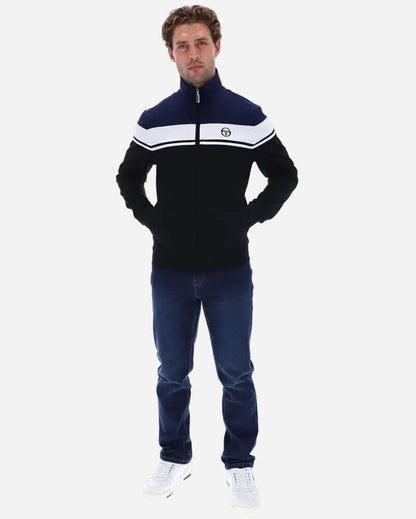 Sergio Tacchini DAMARINDO Track Top Maritime Blue/White/Black