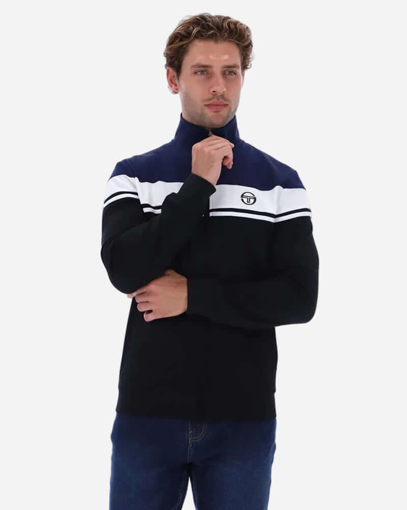Sergio Tacchini DAMARINDO Track Top Maritime Blue/White/Black