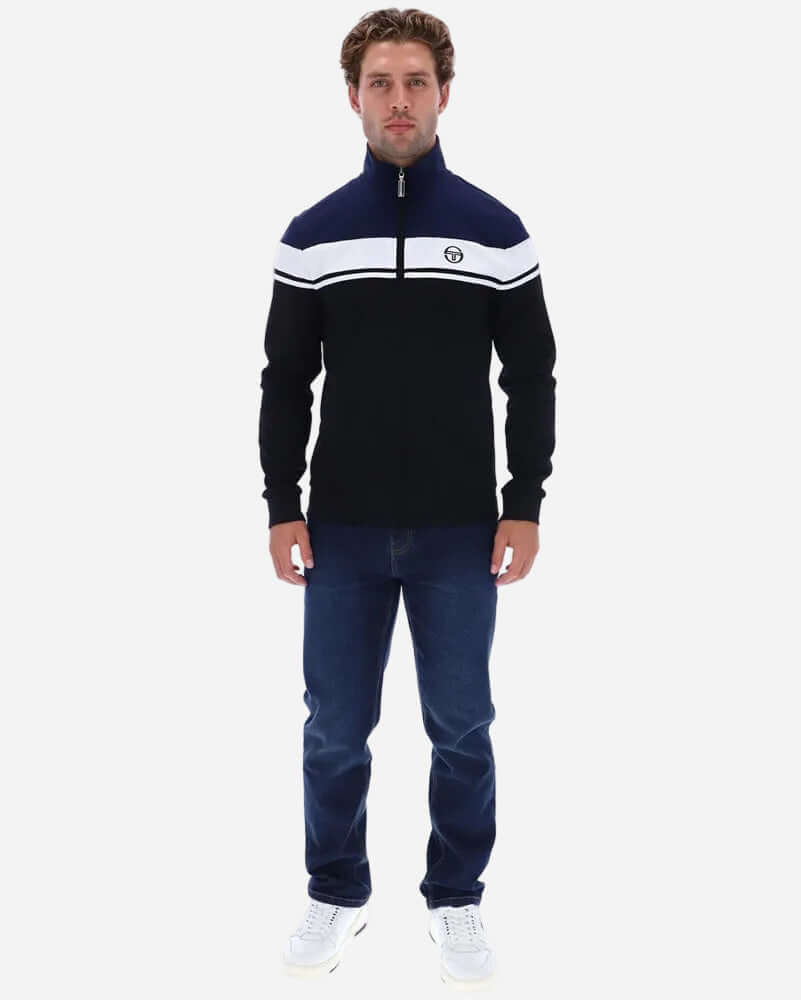 Sergio Tacchini DAMARINDO Track Top Maritime Blue/White/Black