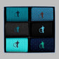 London Sock Co. DASH OF CLASS Ocean 6-Pair Gift Box