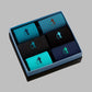 London Sock Co. DASH OF CLASS Ocean 6-Pair Gift Box