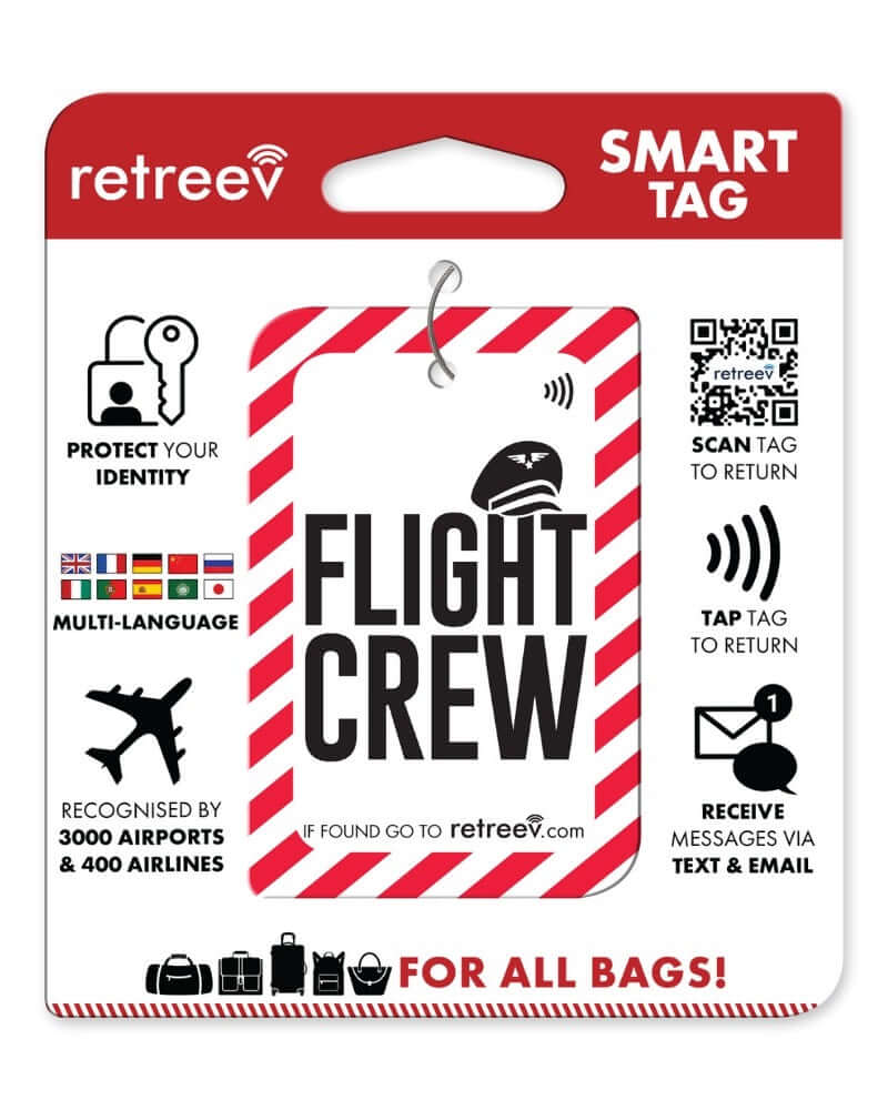 Retreev Smart Luggage Tag FLIGHT CREW
