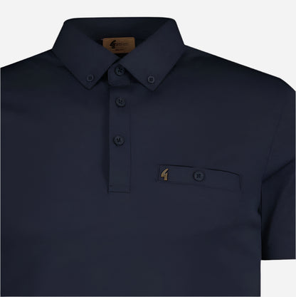 Gabicci Vintage LADRO Polo Navy Gabicci Vintage