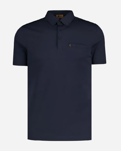 Gabicci Vintage LADRO Polo Navy Gabicci Vintage