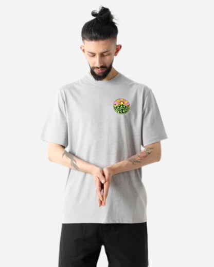 Hikerdelic Original Logo T Shirt Grey Marl Hikerdelic