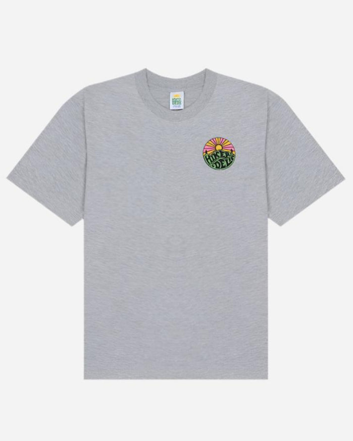 Hikerdelic Original Logo T Shirt Grey Marl Hikerdelic