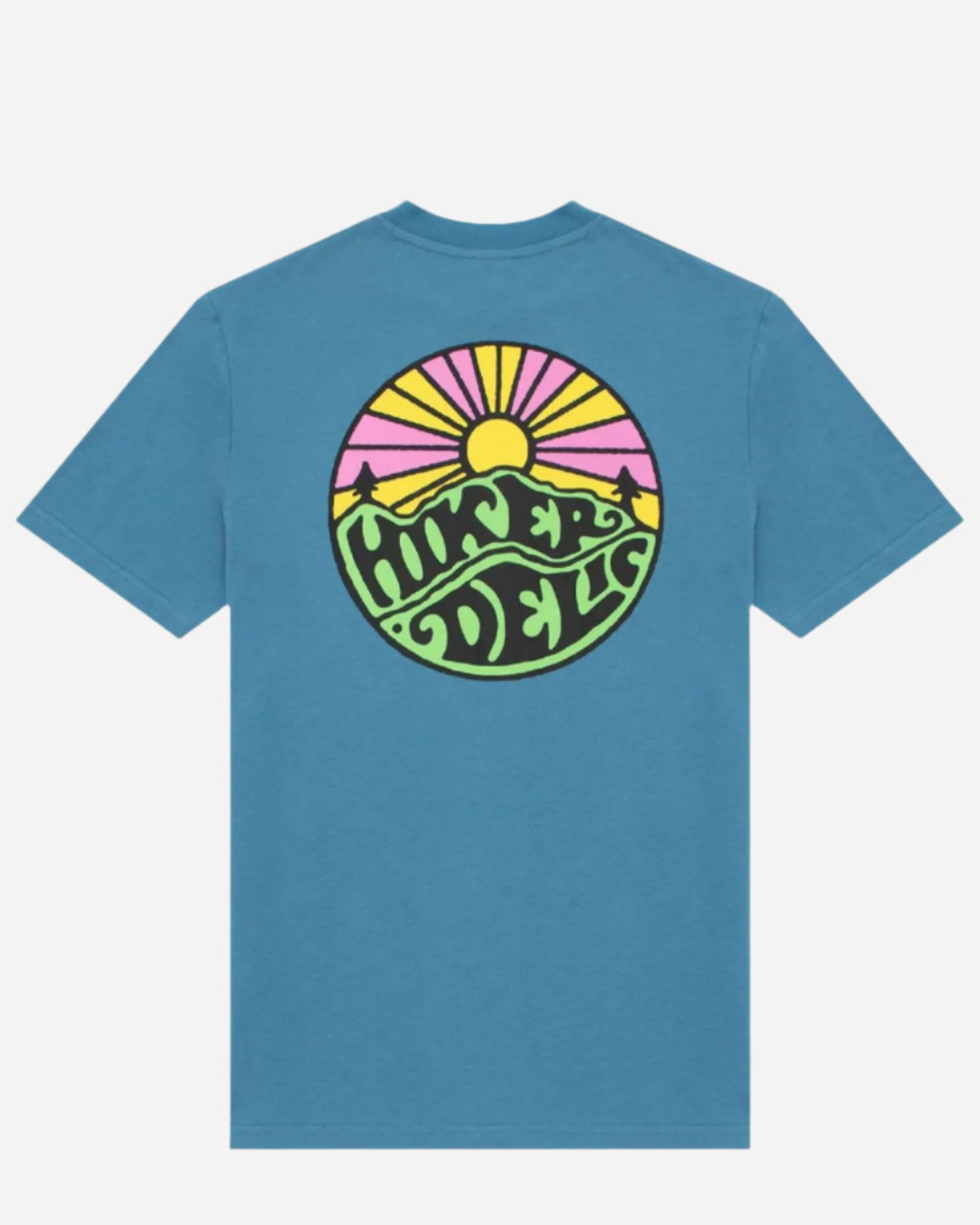 Hikerdelic Original Logo T Shirt Hibiscus