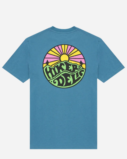 Hikerdelic Original Logo T Shirt Hibiscus