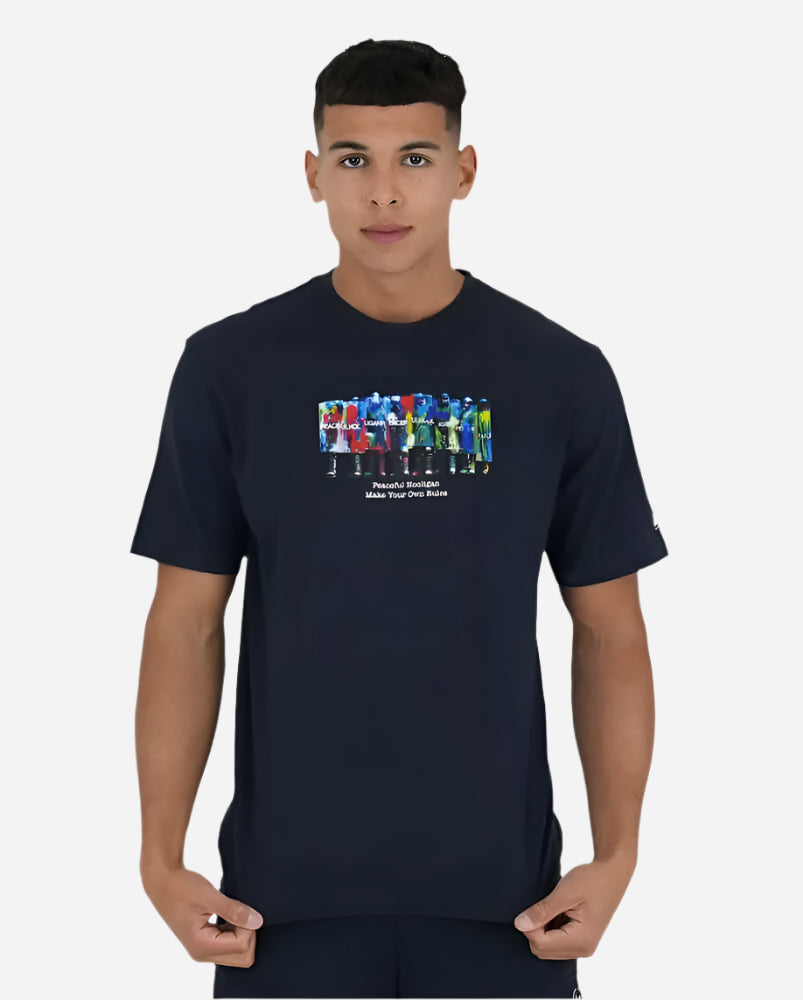 Peaceful Hooligan RIOT COLOURS T Shirt Navy