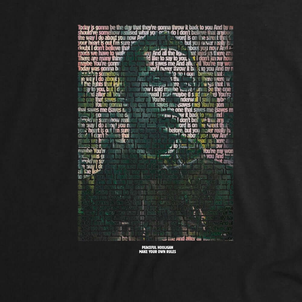 Peaceful Hooligan WONDERWALL T Shirt Black