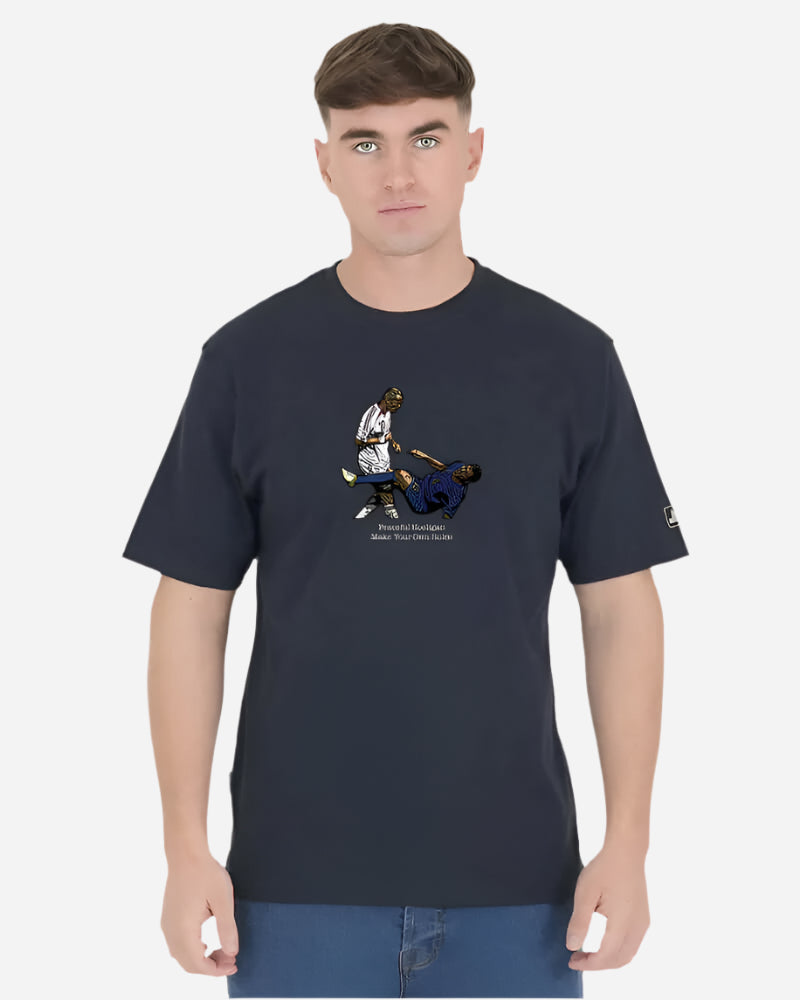 Peaceful Hooligan ZIZOU T Shirt Navy