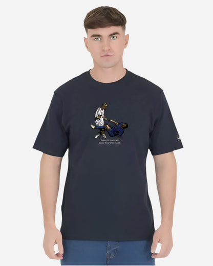 Peaceful Hooligan ZIZOU T Shirt Navy