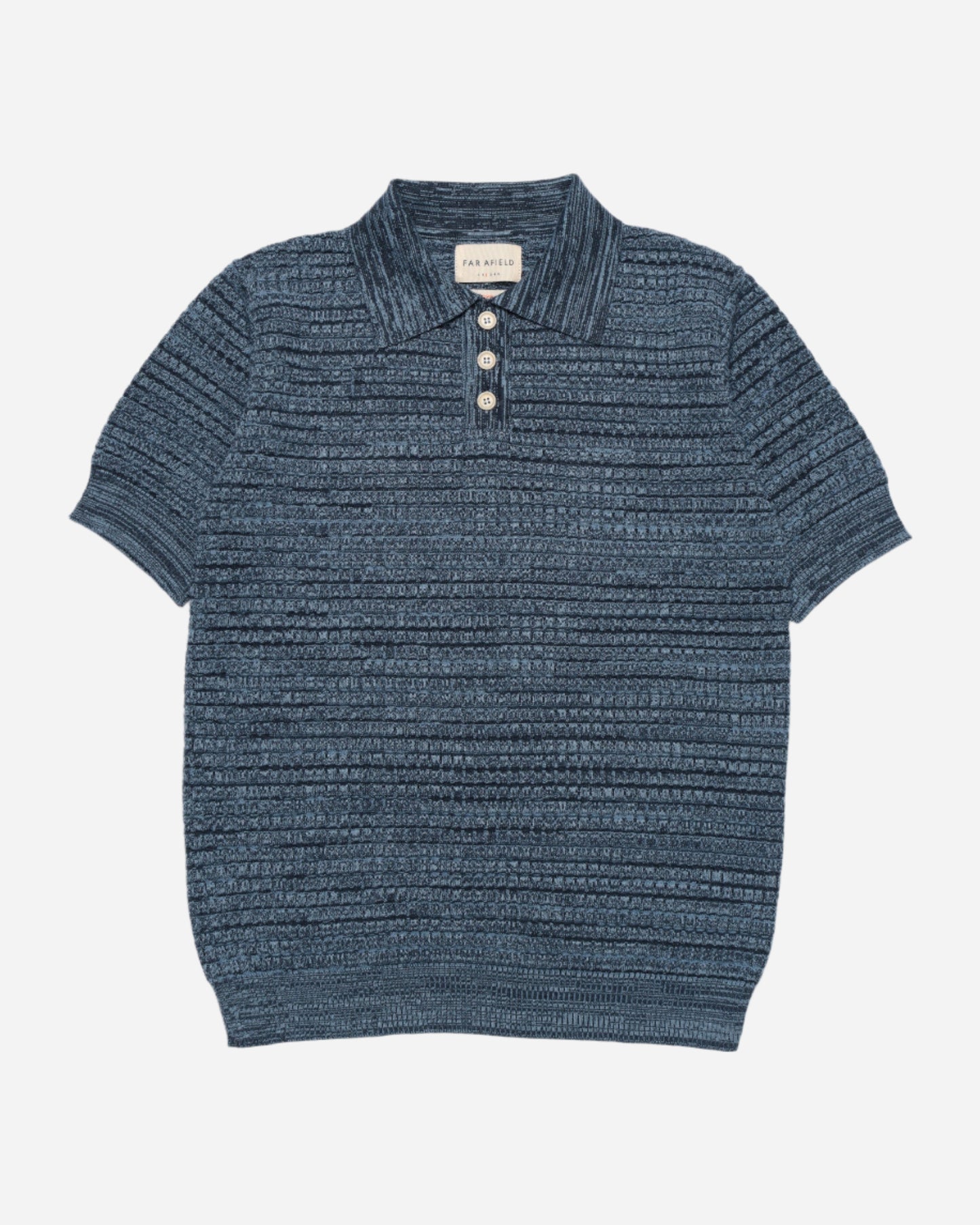 Far Afield RENARD Polo Navy Iris/Allure Blue Far Afield