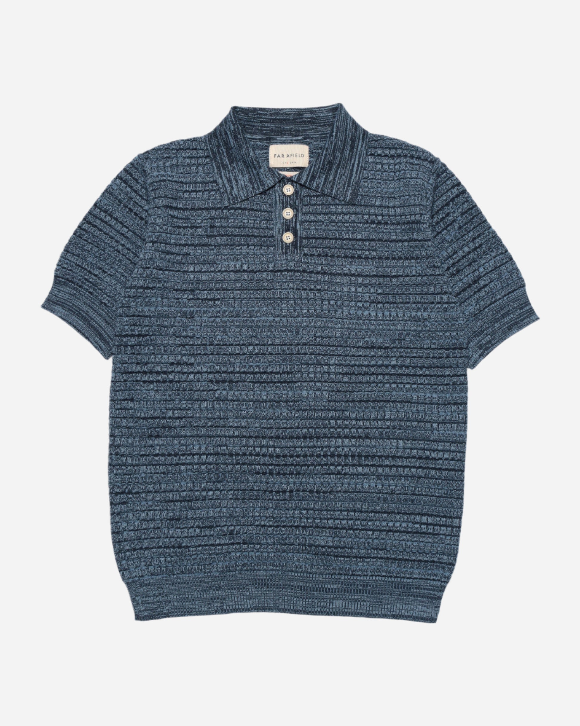 Far Afield RENARD Polo Navy Iris/Allure Blue Far Afield