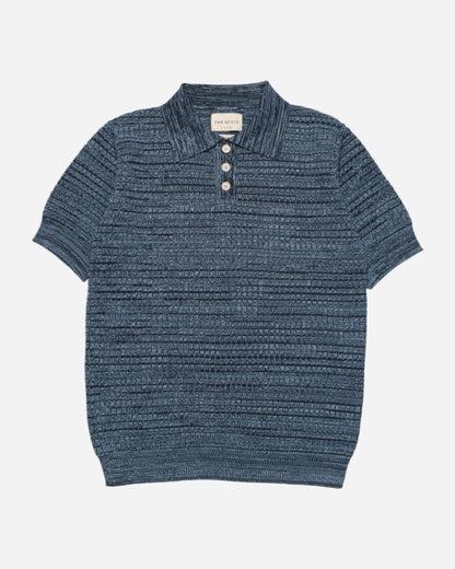 Far Afield RENARD Polo Navy Iris/Allure Blue Far Afield