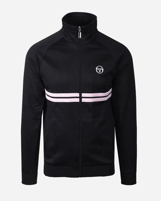 Sergio Tacchini DALLAS Track Top Black/Light Lilac