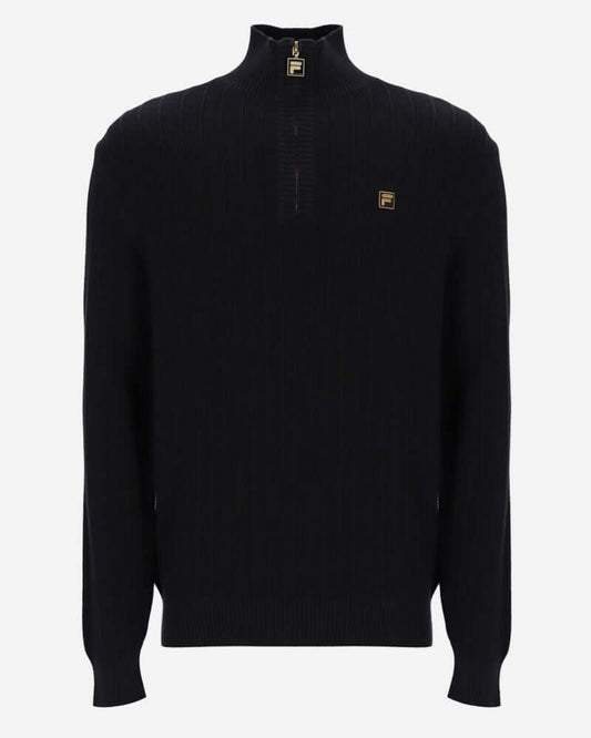 Fila Gold STEVIE 1/4 Zip Knit Black