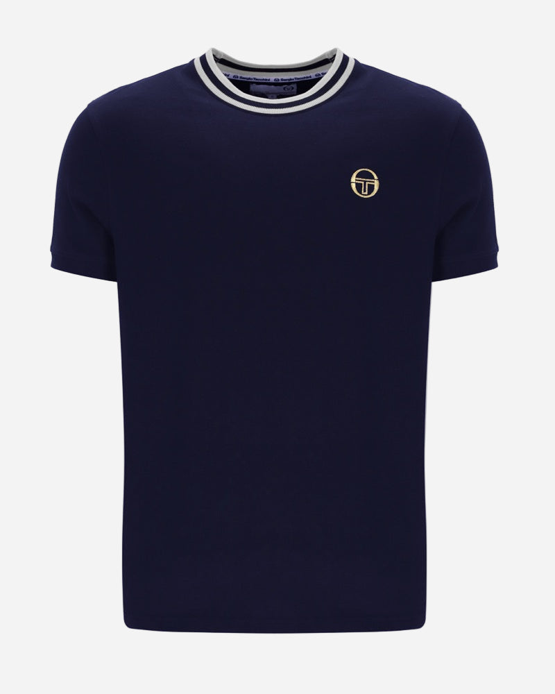 Sergio Tacchini RAINER T Shirt Maritime Blue/Gardenia