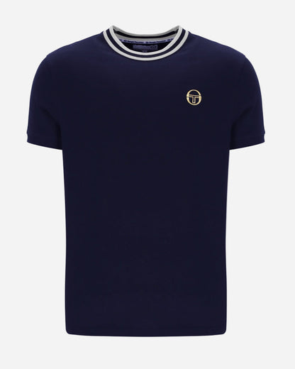 Sergio Tacchini RAINER T Shirt Maritime Blue/Gardenia