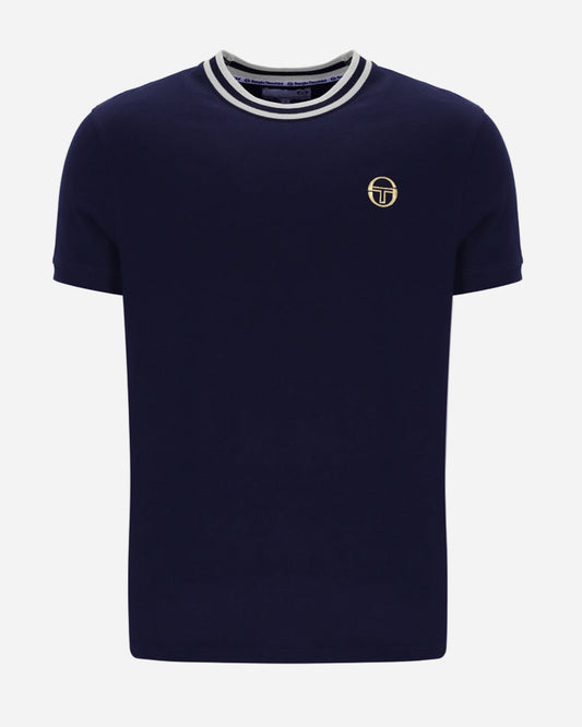 Sergio Tacchini RAINER T Shirt Maritime Blue/Gardenia