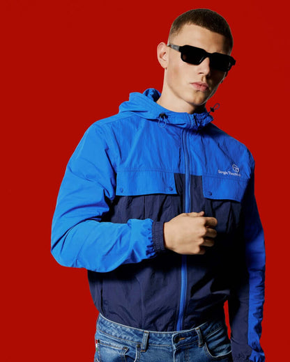Sergio Tacchini ALBA Hooded Jacket Princess Blue/Maritime Blue