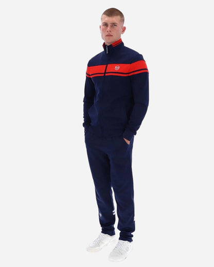 Sergio Tacchini DAMARINDO Track Top Maritime Blue/Adrenaline Rush