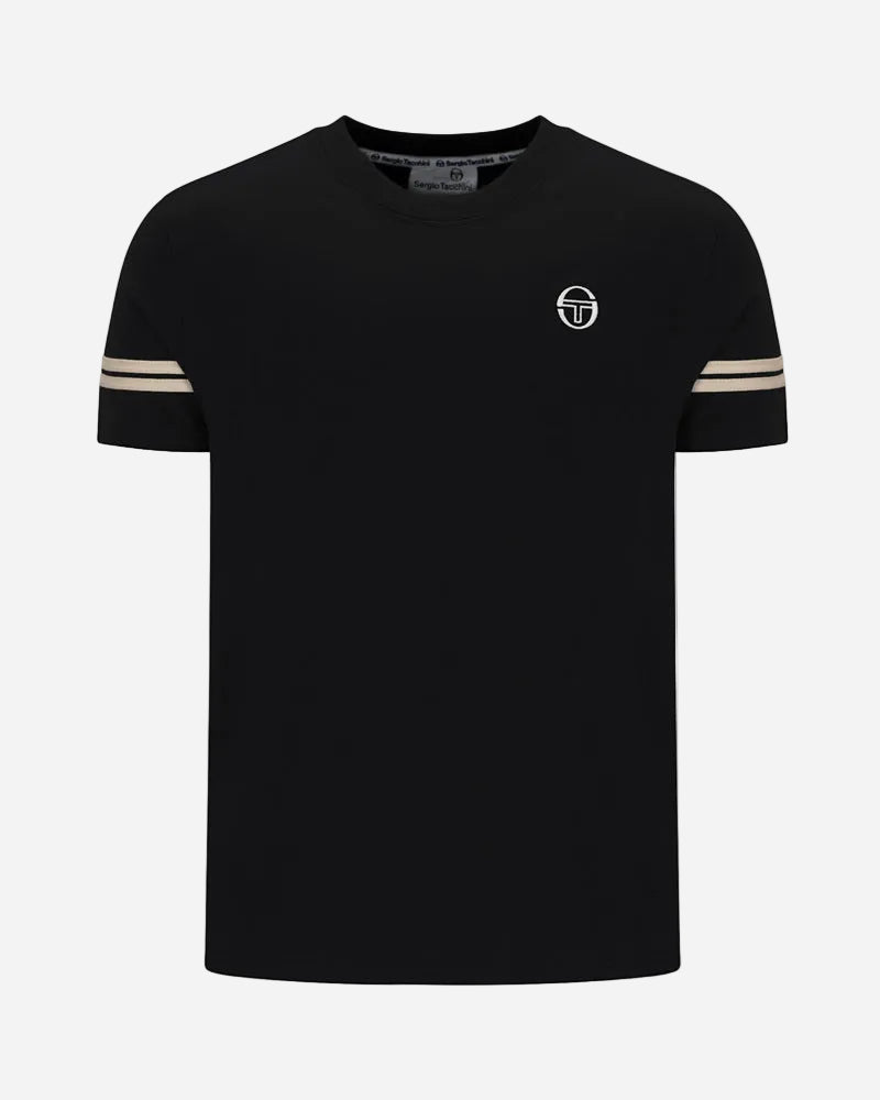Sergio Tacchini GRELLO T Shirt Black/Peyote