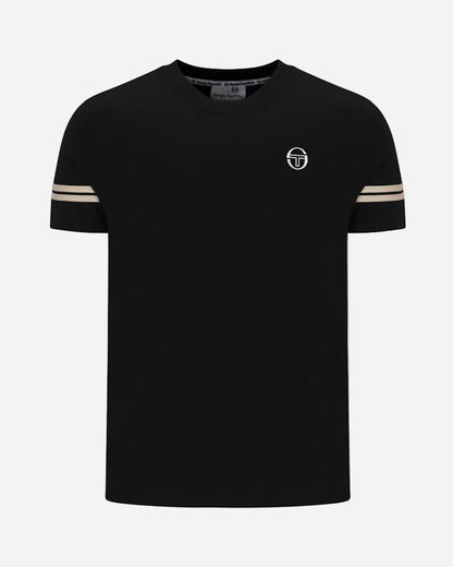 Sergio Tacchini GRELLO T Shirt Black/Peyote