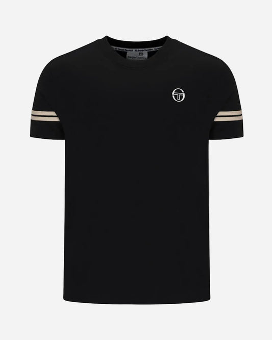 Sergio Tacchini GRELLO T Shirt Black/Peyote