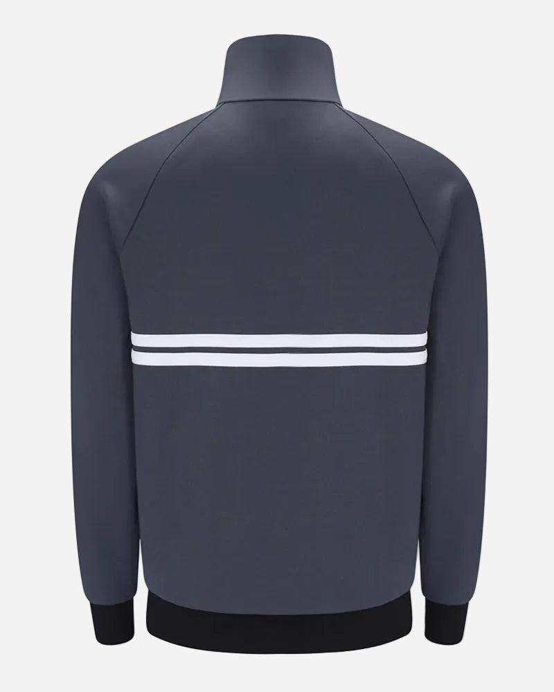 Sergio Tacchini NEW DALLAS Track Top Turbulence White Black
