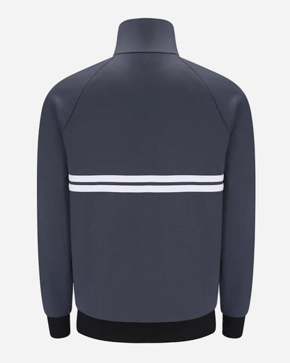 Sergio Tacchini NEW DALLAS Track Top Turbulence White Black