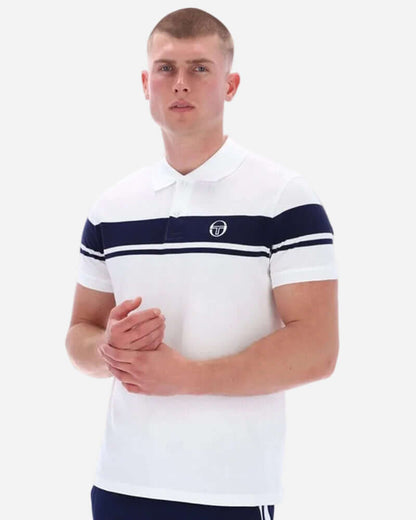 Sergio Tacchini YOUNG LINE Polo White/Maritime Blue